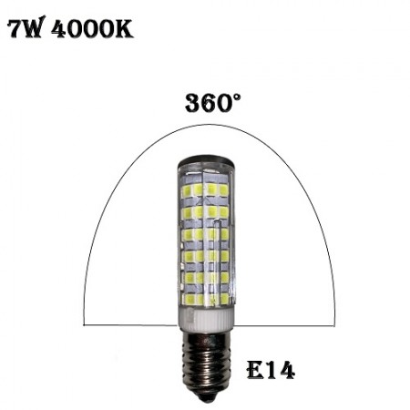Лампа светодиодная кукуруза 7W 230V E14 5/100шт.